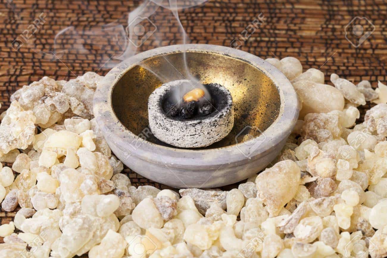 how to burn resin incense