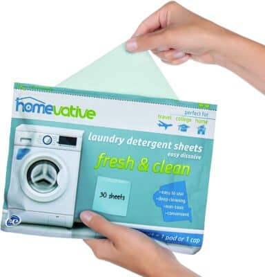 Laundry Detergent Sheets Travel