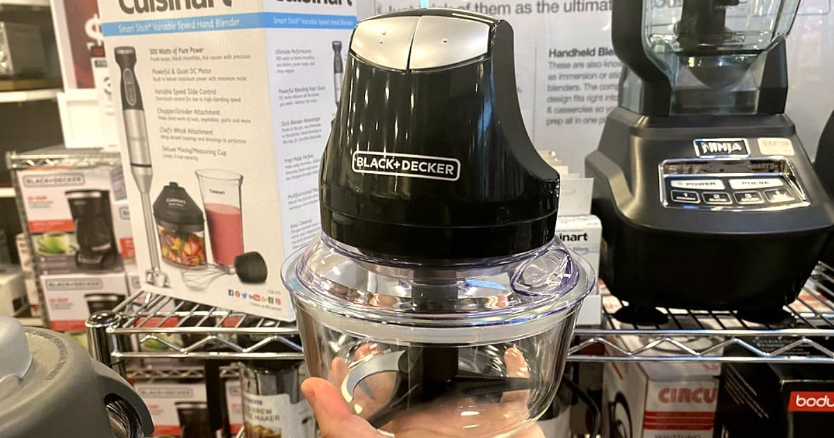 black and decker food chopper