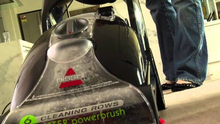 bissell power steamer power brush how to use