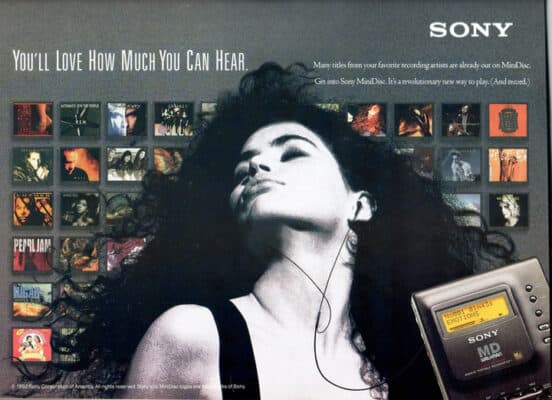 Sony MD ad