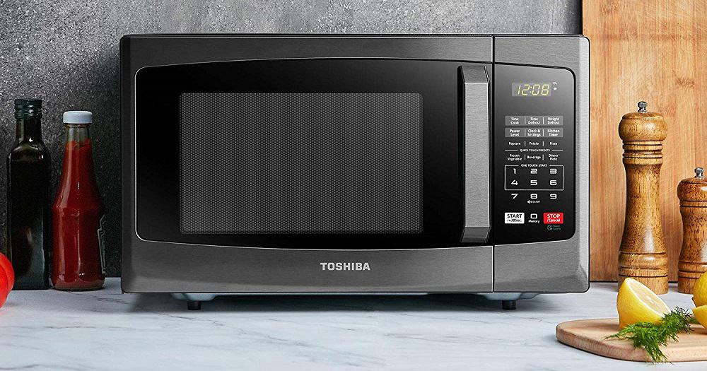 microwave with dial