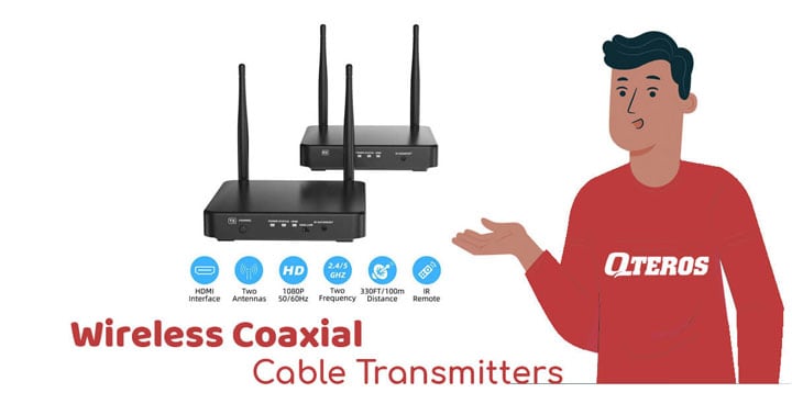 wireless coaxial cable transmitter