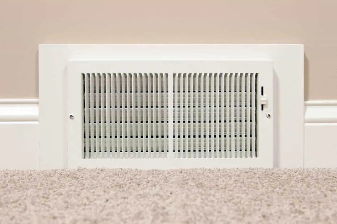 Wall Vent Extender Under Bed