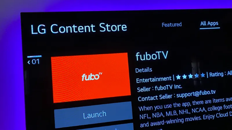 Fubotv App On LG Smart TV