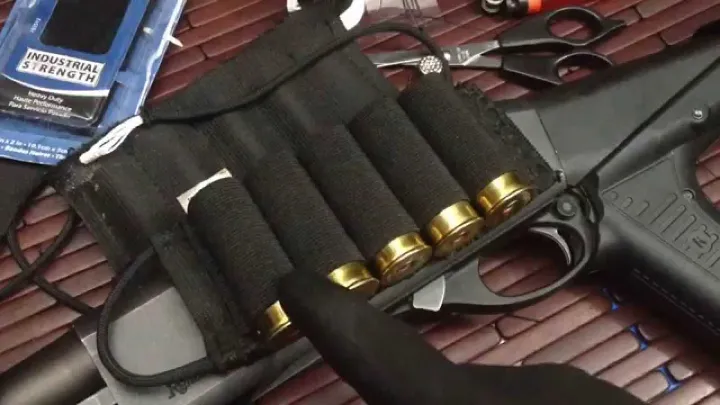 velcro shotgun shell holder