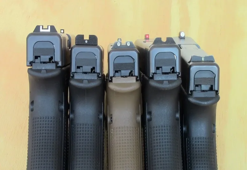 glock 21 night sights