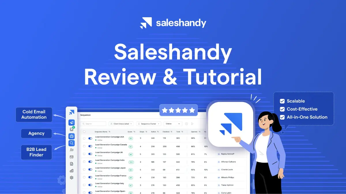 Saleshandy Review Tutorial 1